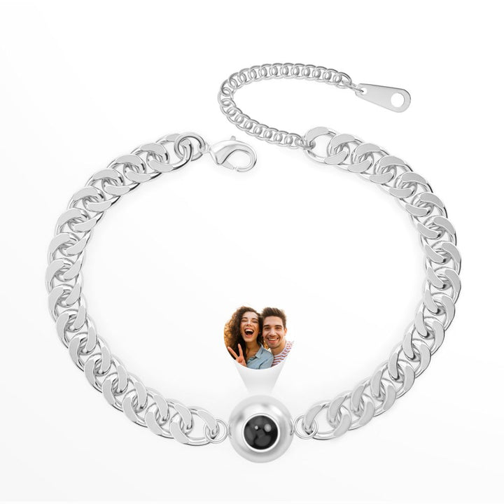 Personalized Cuban-Armband Projection Bracelet