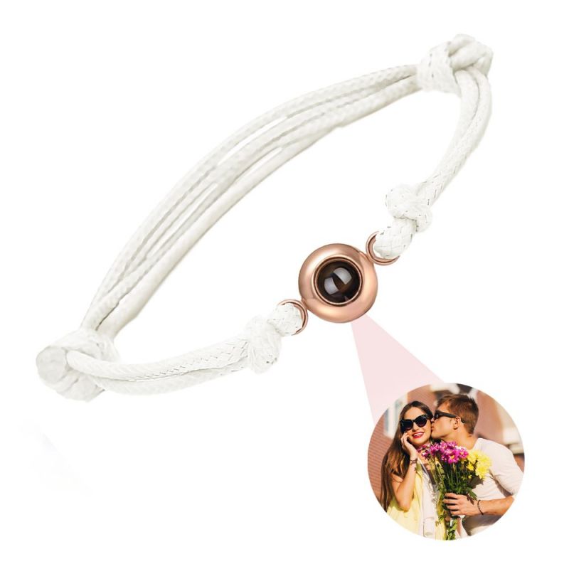 Customized Personalized Photo Double Rope Bracelet