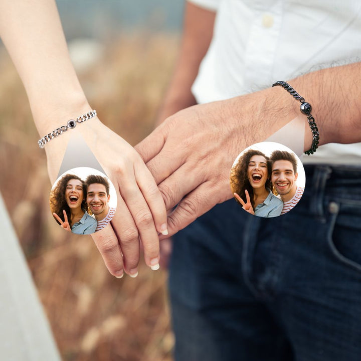 Personalized Cuban-Armband Projection Bracelet